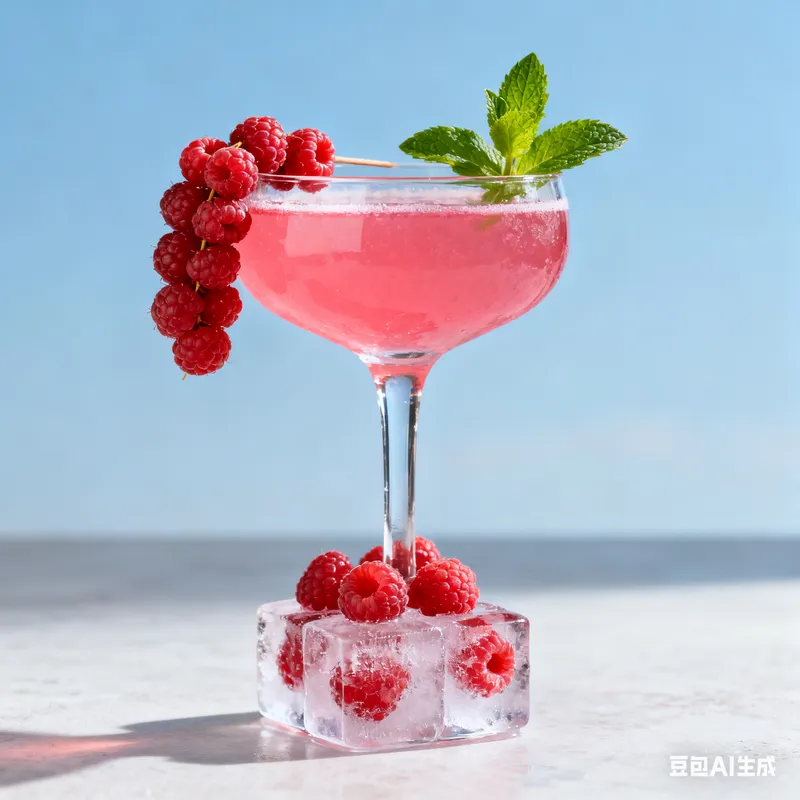 Raspberry flavored syrup