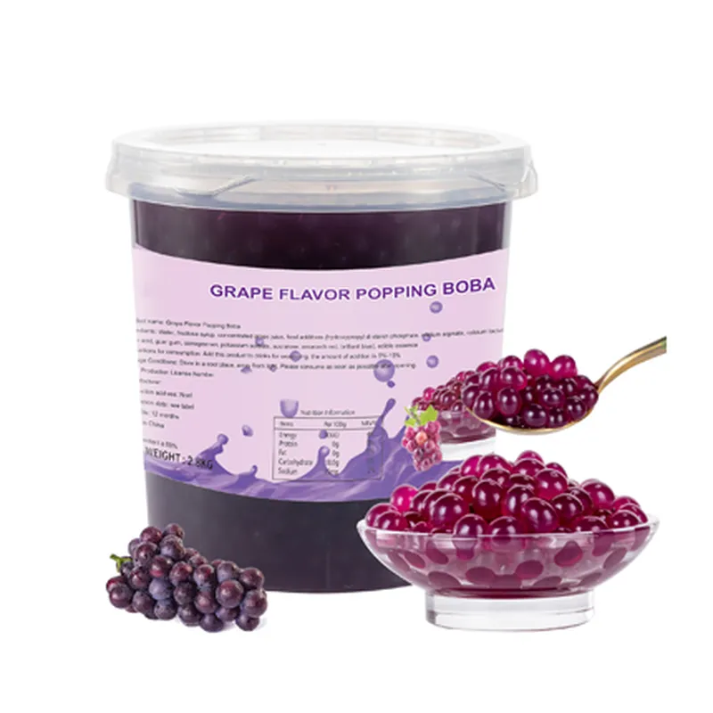 Grapes Poppiing Boba