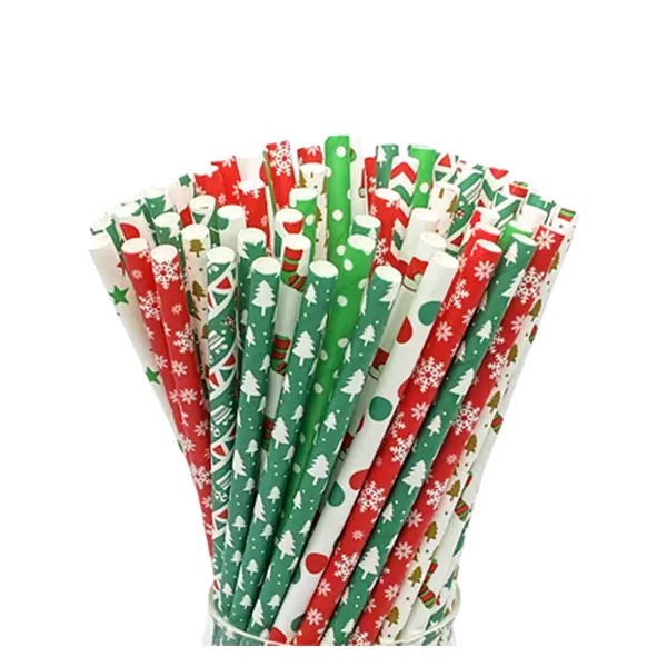 Custom Colorful Paper Straws