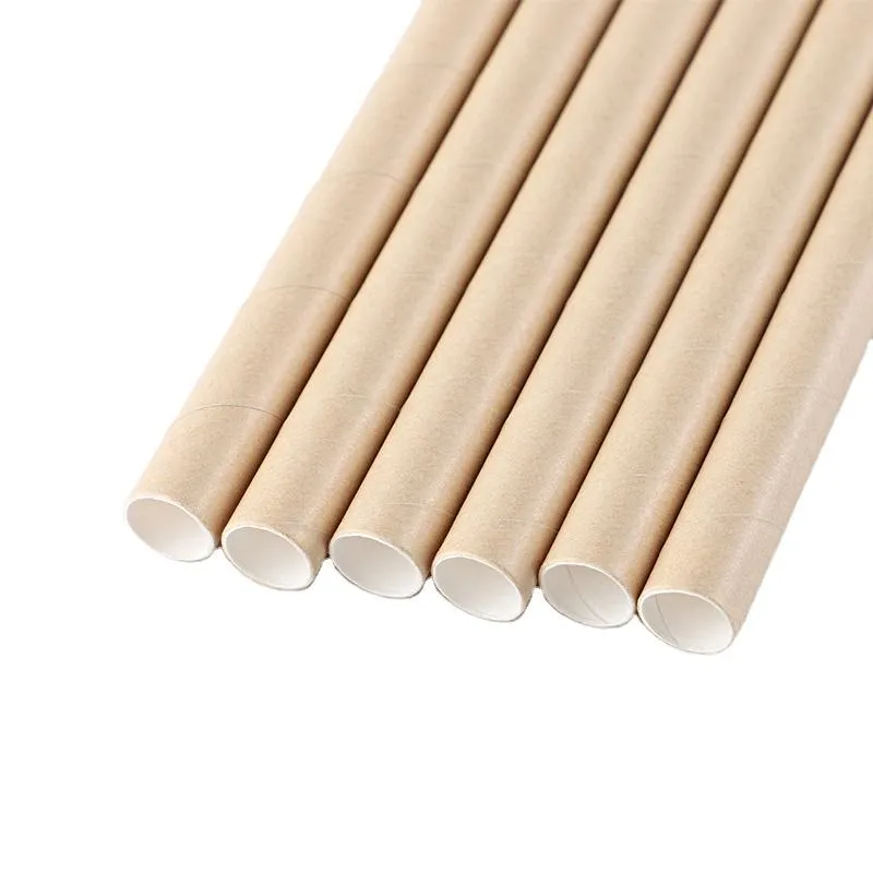 Atops 6 mm 8 mm 10 mm 12 mm Custom Drinking Straw Craft Paper Straws Custom Printed Straws for Party
