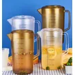 Water Pitcher With Lid Drink Picher With Lid or Wooden Lid for Juice Bubble Tea Summer Drinkware Kitchen Stuff Home Kitchen Item