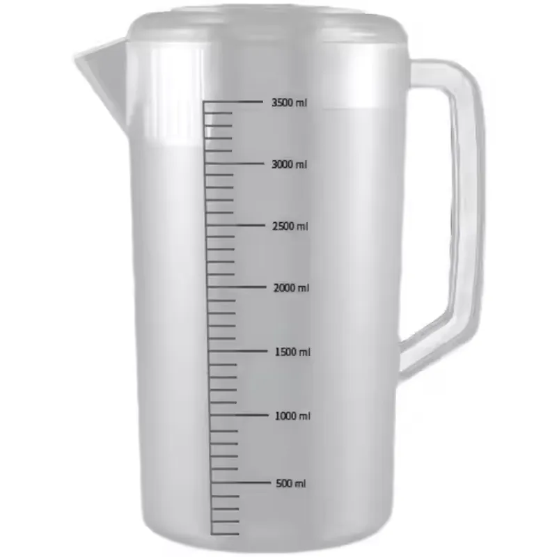 Water Pitcher With Lid Drink Picher With Lid or Wooden Lid for Juice Bubble Tea Summer Drinkware Kitchen Stuff Home Kitchen Item