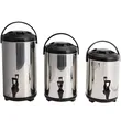 8L 10L 12L Double Layer Stainless Steel Water Jug Keep Hot Cold Beverage Dispenser Milk Tea Barrel with Temperature Display
