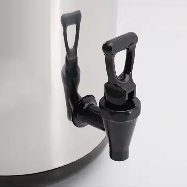 8L 10L 12L Double Layer Stainless Steel Water Jug Keep Hot Cold Beverage Dispenser Milk Tea Barrel with Temperature Display