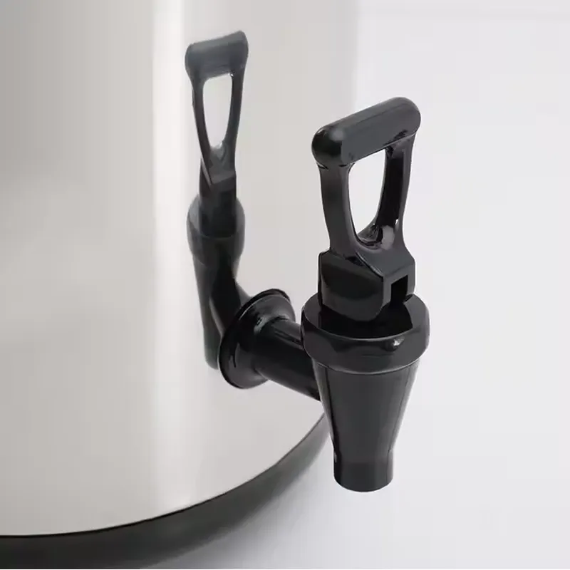 8L 10L 12L Double Layer Stainless Steel Water Jug Keep Hot Cold Beverage Dispenser Milk Tea Barrel with Temperature Display