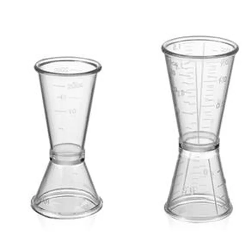 Food Grade PC Double-ended Measuring Cup, Milk Tea Shop Tools 10-20 CC, 20-40 CC Wine Measuring Utensil with Scale