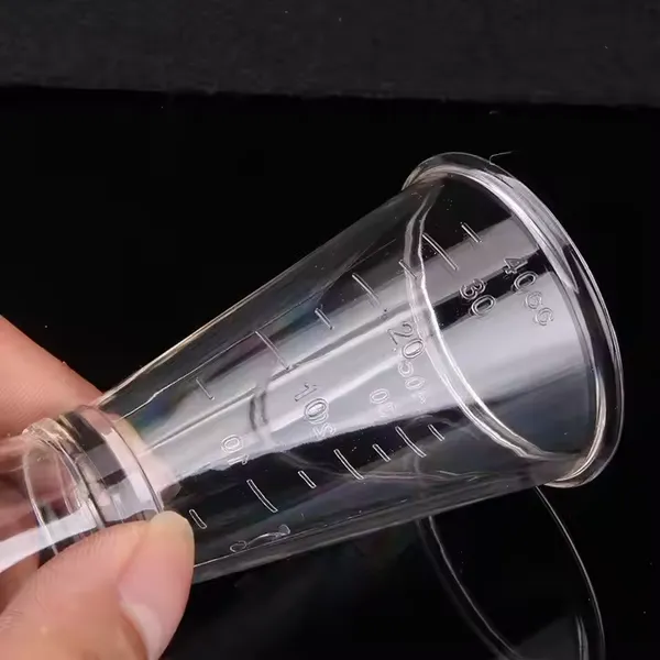 Food Grade PC Double-ended Measuring Cup, Milk Tea Shop Tools 10-20 CC, 20-40 CC Wine Measuring Utensil with Scale