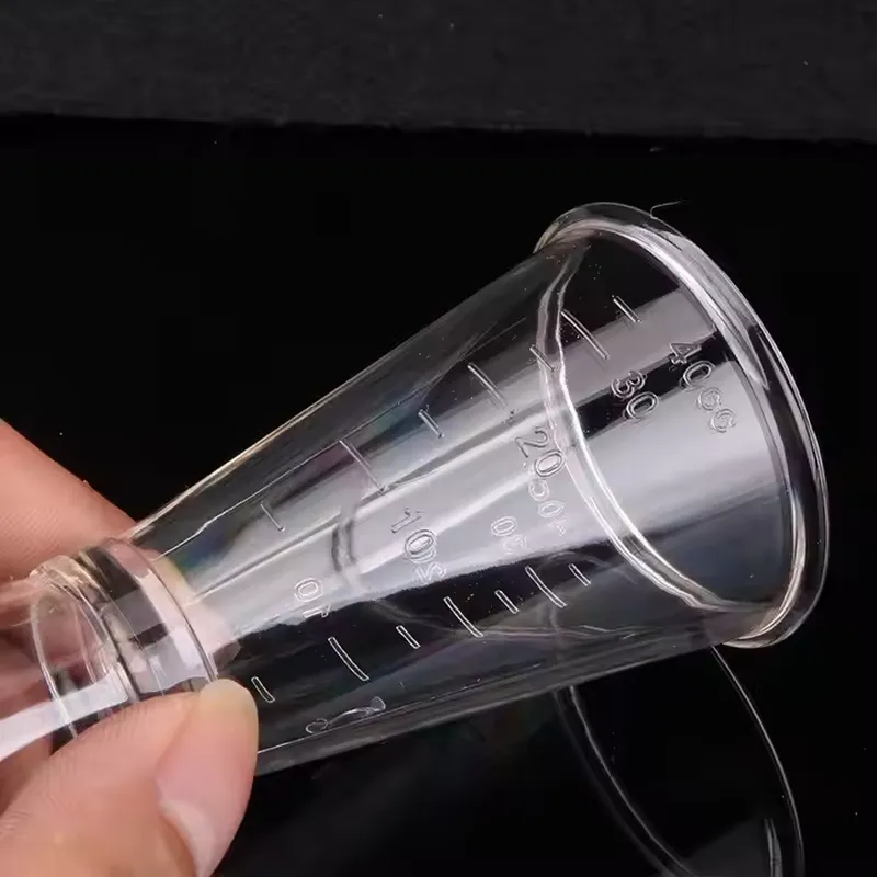 Food Grade PC Double-ended Measuring Cup, Milk Tea Shop Tools 10-20 CC, 20-40 CC Wine Measuring Utensil with Scale