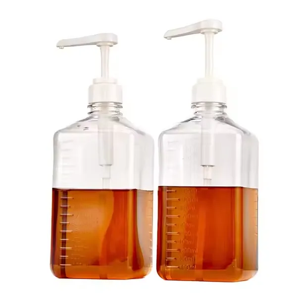 10cc 8cc 5cc 1100ml 1600ml Food Grade Plastic Syrup Dispenser Bottle