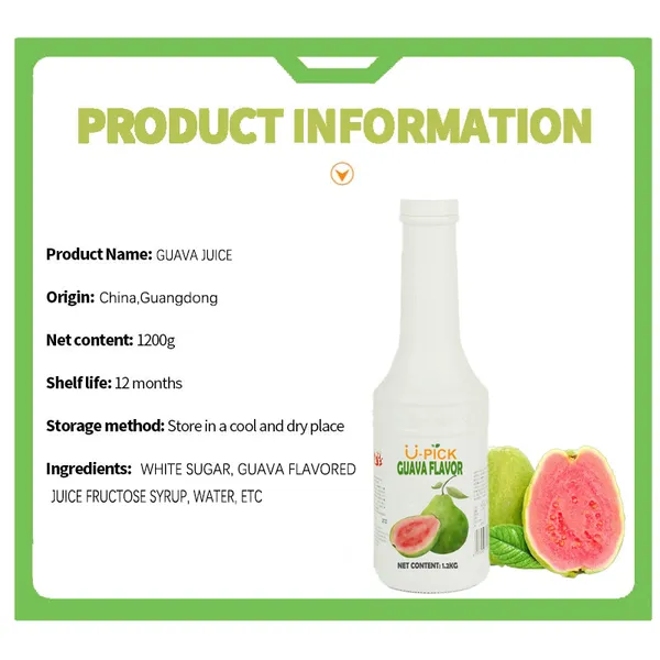 Guava Flavor Juice Syrup