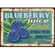 Blueberry flavored juice syrup