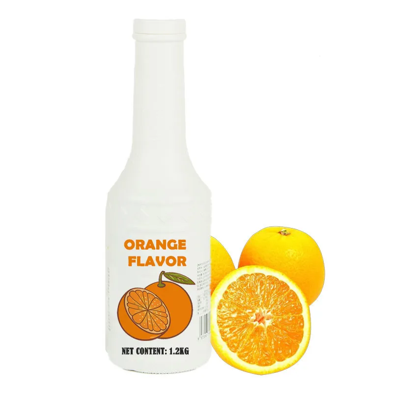 Orange flavored juice syrup