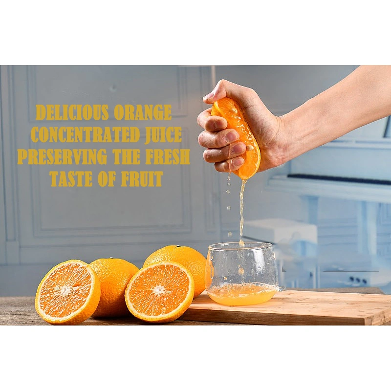 Orange flavored juice syrup