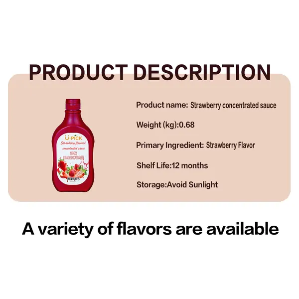 Strawberry Concentrated Sauce