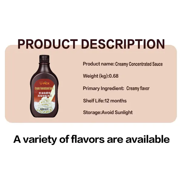 Creamy Concentrated Seasoning Sauce