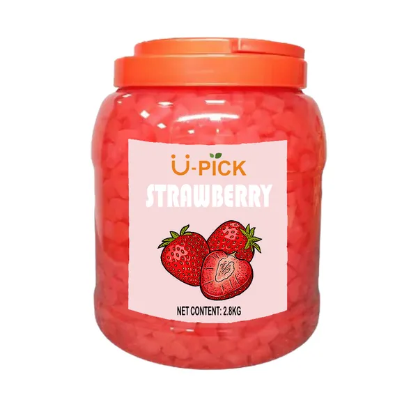 2.8kg Strawberry Nata De Coco Coconut Jelly
