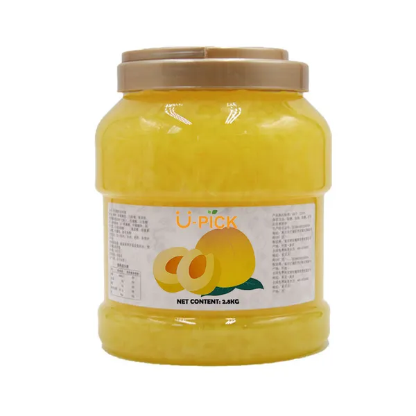 2.8kg Peach Nata De Coco Coconut Jelly 