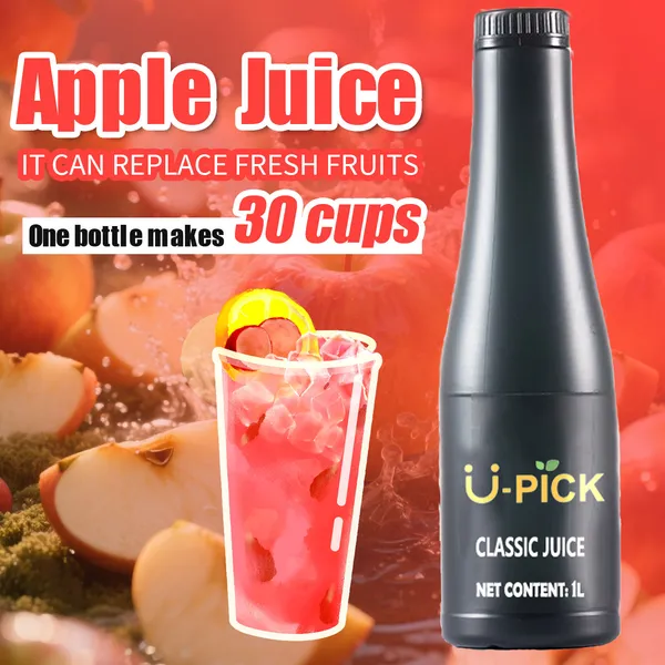 1L Apple Flavor Juice Syrup