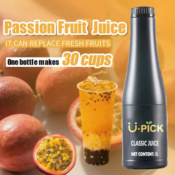 1L Passion Fruit Flavor Juice Syrup