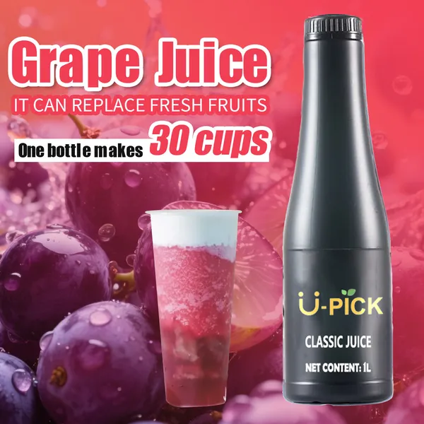 1L Grapes Flavor Juice Syrup