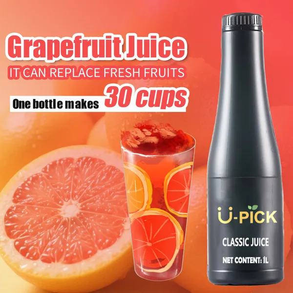 1L Red Pomelo Flavor Juice Syrup