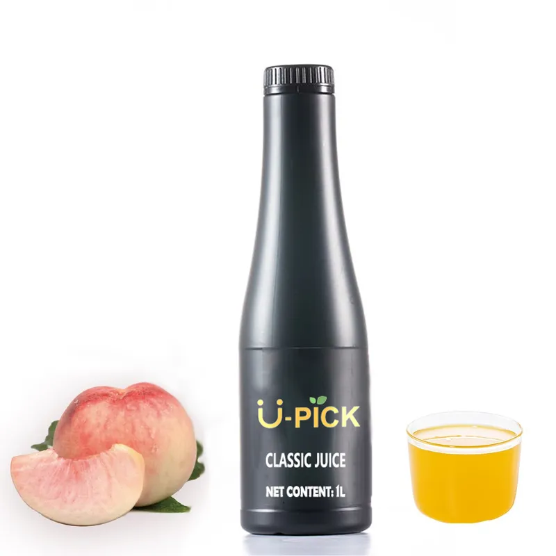 1L Peach Flavor Juice Syrup