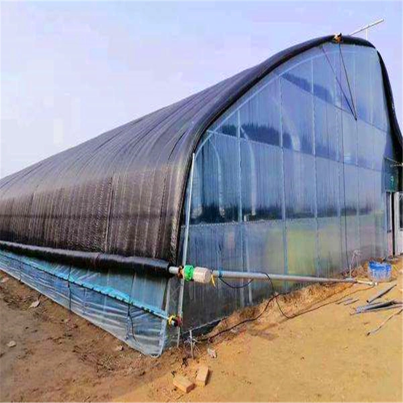 Hot DIP Galvanized Steel Frame Self-Heated Solar Green House with Quilt for Winter Season