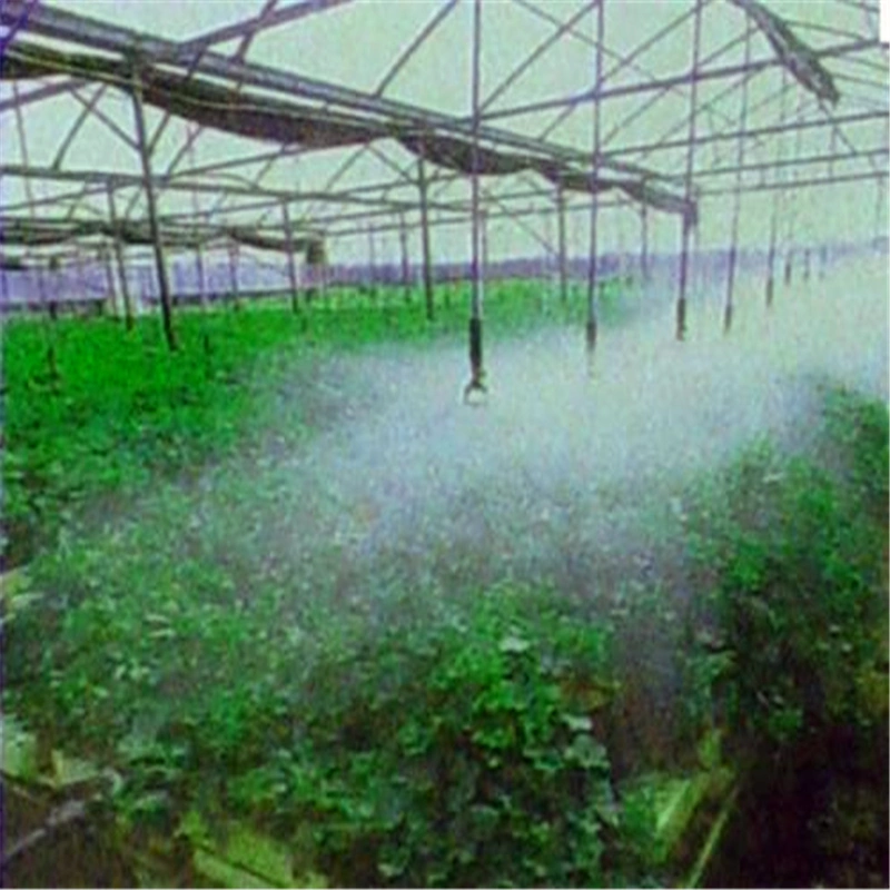 Low-cost spray cooling system for greenhouses in China