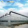 Agricultural Multi Span Plastic Film Greenhouse With Hydroponics Growing System 