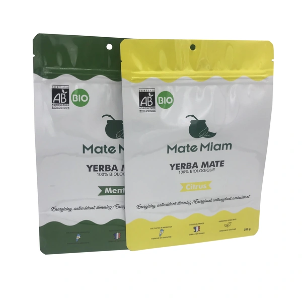 Food Grade Stand Up Bag Plastic Pouch Spice Packaging Ziplock Bags