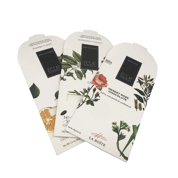 folding chocolate bar  box