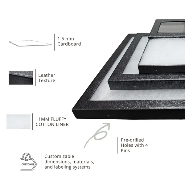 Riker Mount Display Case for Gem and Fossils collection