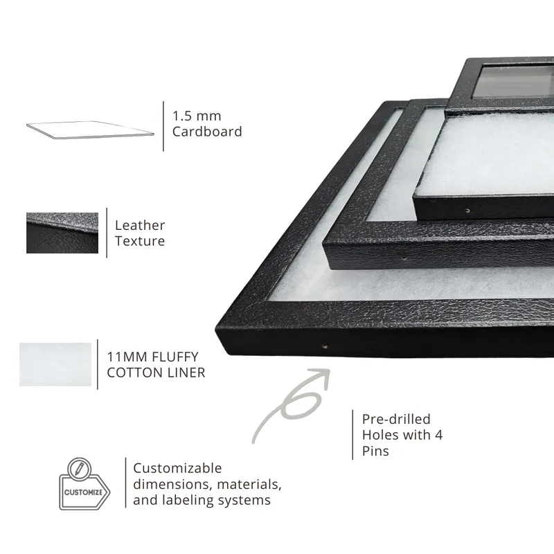 Riker Mount Display Case for Gem and Fossils collection