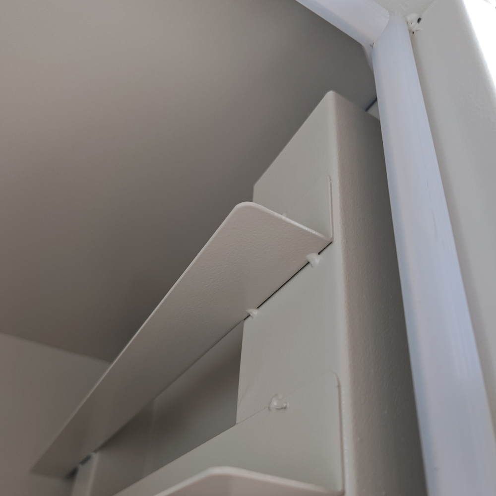 Continuous door gasket on entomology storage cabinet.png