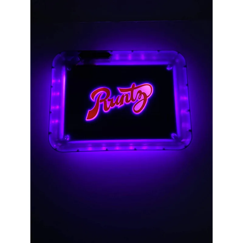 green rolling tray glow up light up tray glowtray x cookies sf led