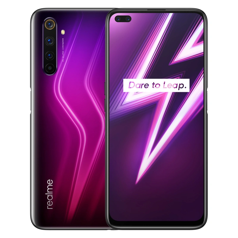 Realme Mobile Phone Realme 6 Pro with 6.6inch 90Hz Display 64MP Cam 8GB 128GB Snapdragon 720G Smartphone Cellphone