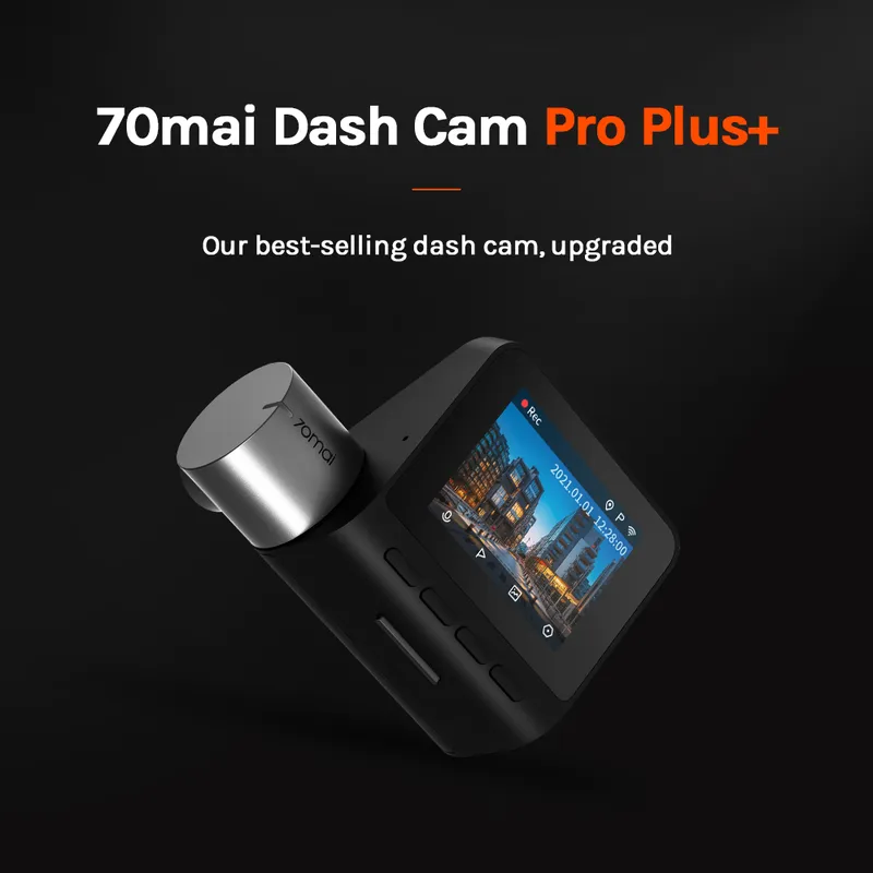 70mai Dash Cam Pro Plus+ A500S 1944P GPS ADAS Car Camera 70mai A500S Car DVR 24H Parking Support Rear Cam 140FOV Auto Recorder