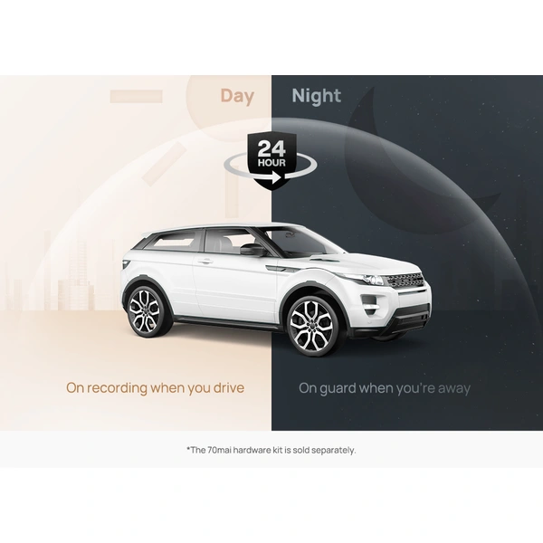 70mai Dash Cam Pro Plus+ A500S 1944P GPS ADAS Car Camera 70mai A500S Car DVR 24H Parking Support Rear Cam 140FOV Auto Recorder