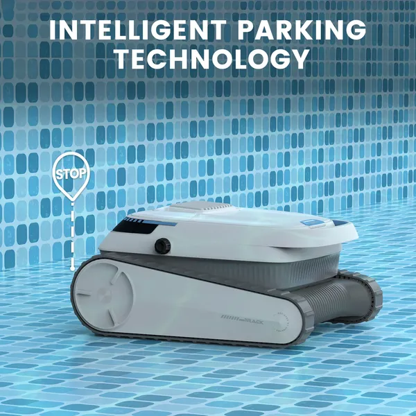 AIRROBO PC10 Cordless Robotic Pool Cleaner - Intelligent Wall Climbing Underwater Vacuum for Swimming Pools