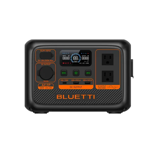BLUETTI AC2P Portable Power Station | 300W 230.4Wh