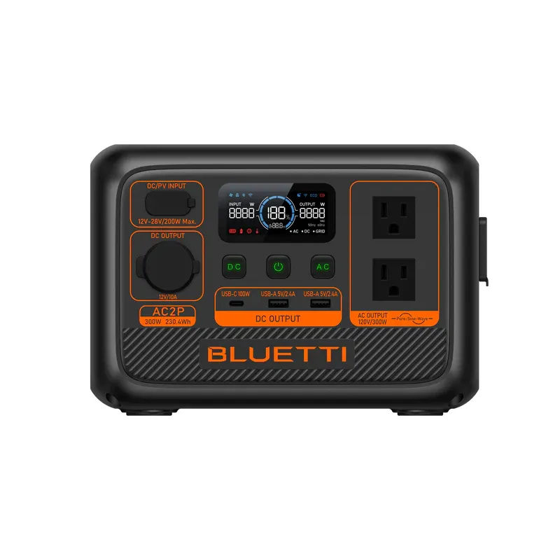 BLUETTI AC2P Portable Power Station | 300W 230.4Wh