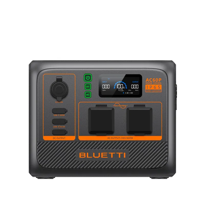 BLUETTI AC60P Portable Power Station | 600W 504Wh