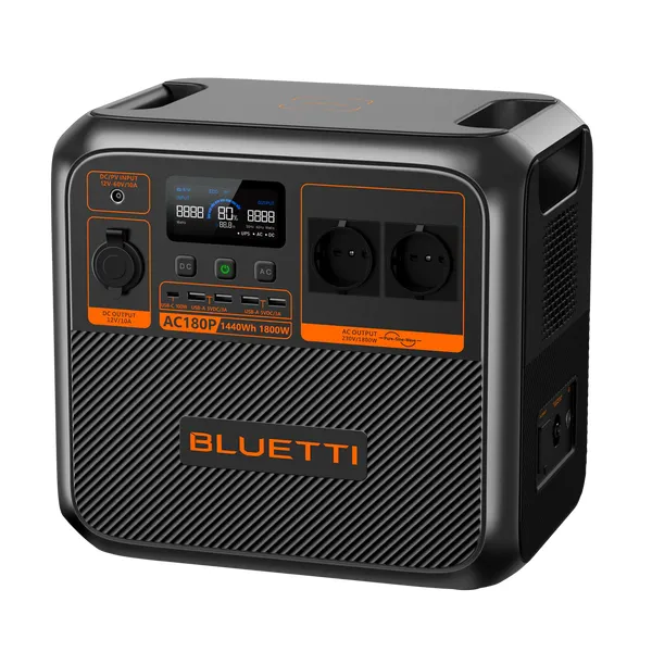 BLUETTI AC180P Solar Portable Power Station | 1800W 1440Wh