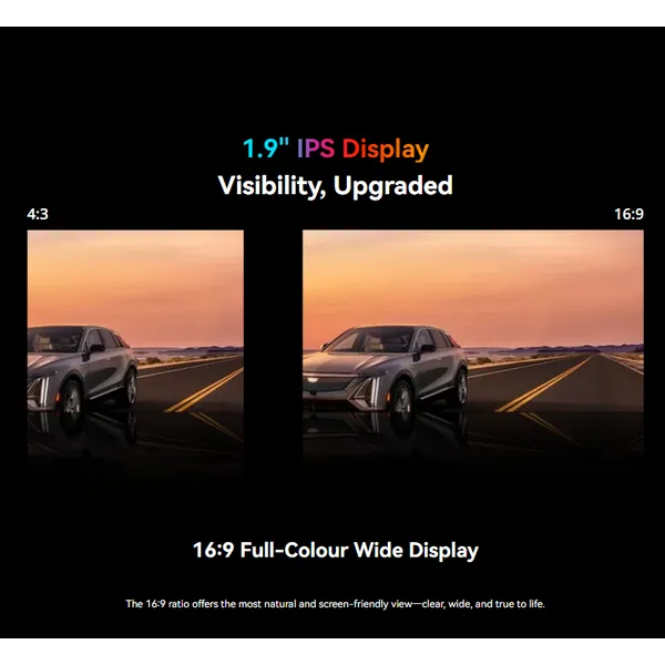 DDPAI N2 Dual: 2K Front & Rear Dash Cam with Night Vision, Wireless Connectivity & Parking Surveillance