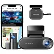 DDPAI N5 Dual: 4K Front & Interior Dash Cam with NightVIS Technology, Super Capacitor, All-Weather Reliability, 24H Parking Surveillance & GPS Tracking