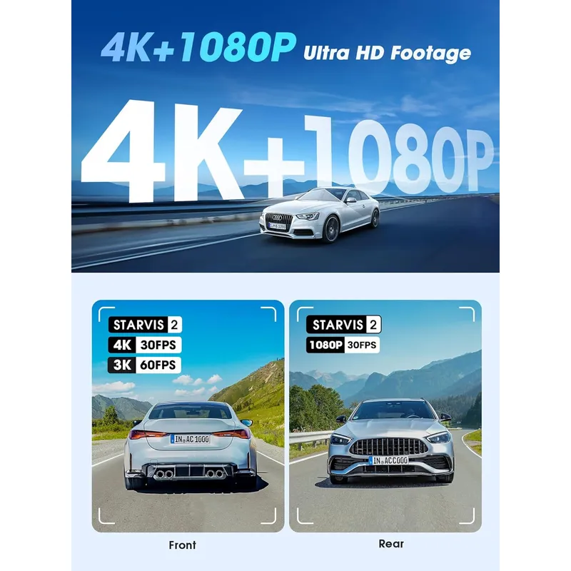 DDPAI Z60 Pro Dual with Intelligent Hardwire Kit