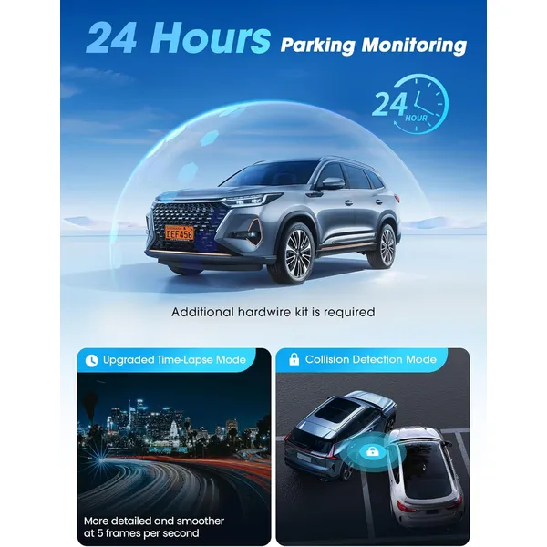 DDPAI Z60 Pro Dual with Intelligent Hardwire Kit