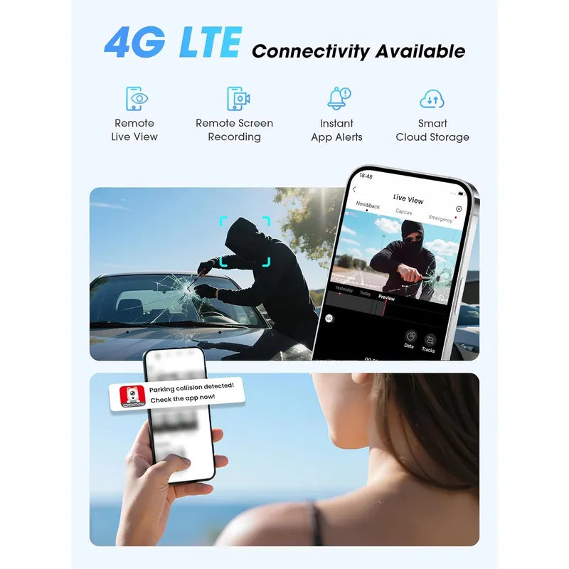 DDPAI Z60 Pro Dual with Intelligent Hardwire Kit