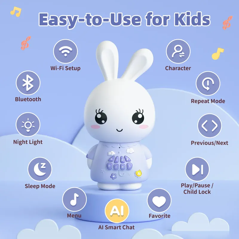ALILO F6S-GPT - AI-Powered Early Learning Companion | Smart Story Machine with Parental Voice Customization & 1100+ Educational Contents