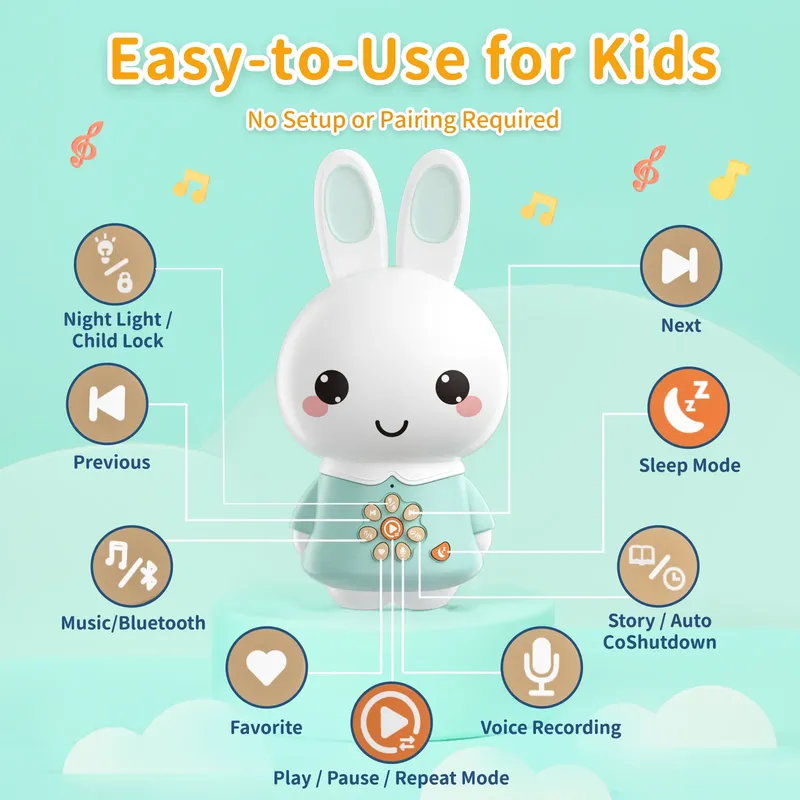 alilo Honey Bunny G6 Pro Story & Music Player